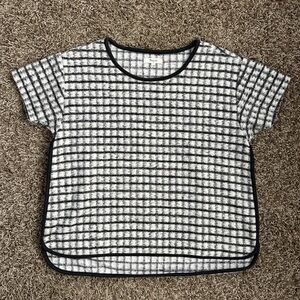Madewell Wool Blend Short Sleeve Top Size S